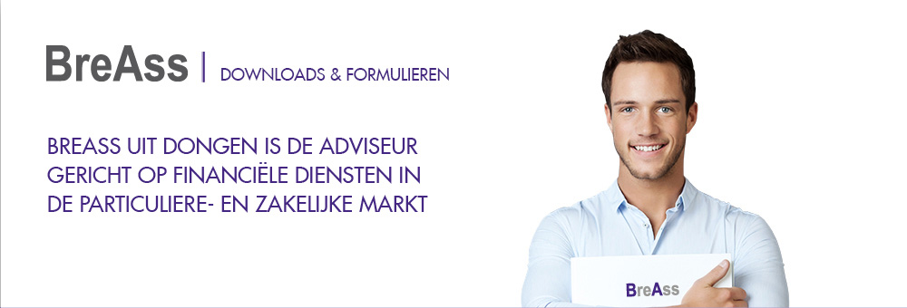 BREASS UIT DONGEN IS DE ADVISEUR GERICHT OP FINANCILE DIENSTEN IN DE PARTICULIERE- EN ZAKELIJKE MARKT.
